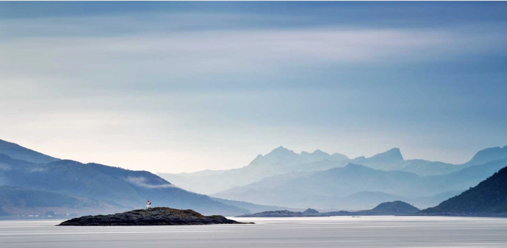 Nordic landscape background